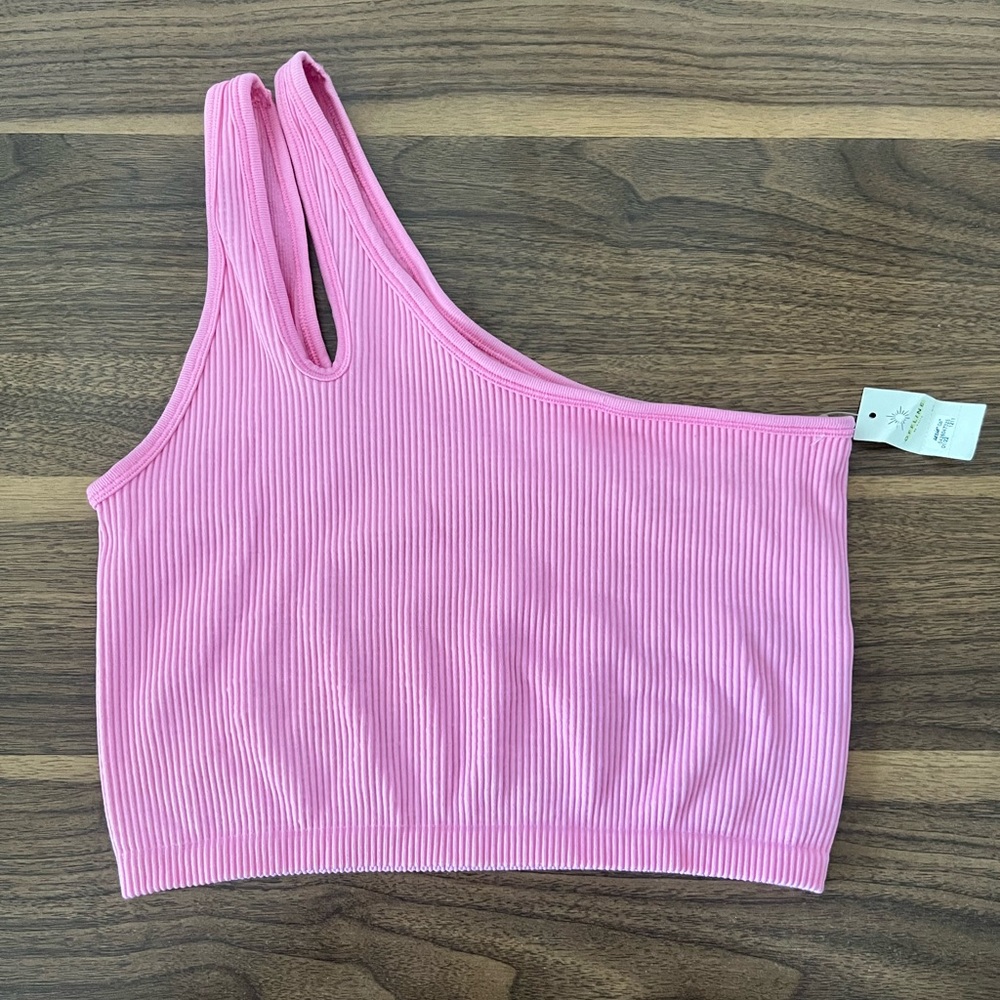 AERIE Offline Pink Top